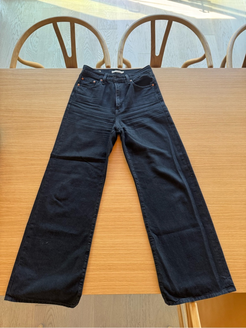 Levi’s Premium Ribcage Wide-Leg Women's Jeans in Black